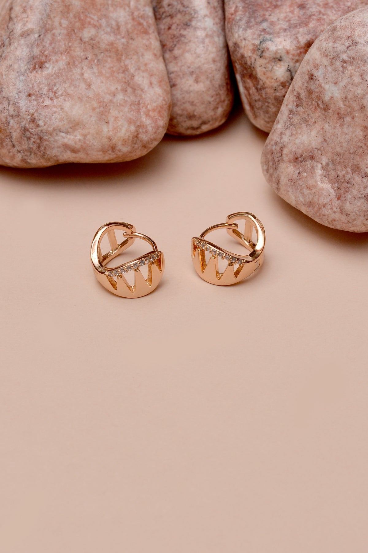 Daily Wear Golden Hoop Earrings
