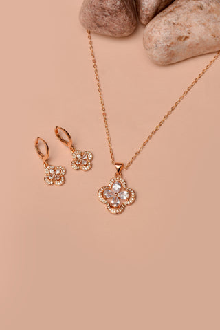 Daily Wear Golden Locket Set