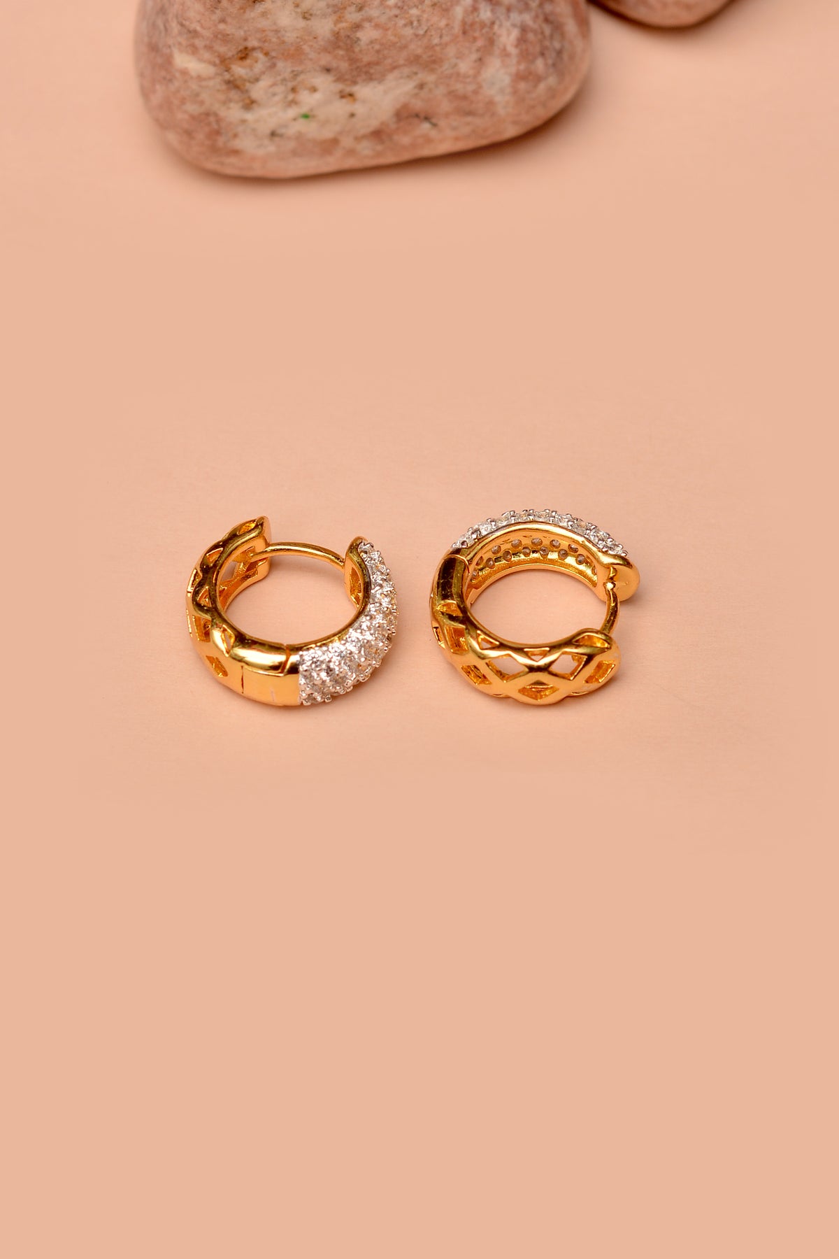Daily Wear Golden Hoop Earrings