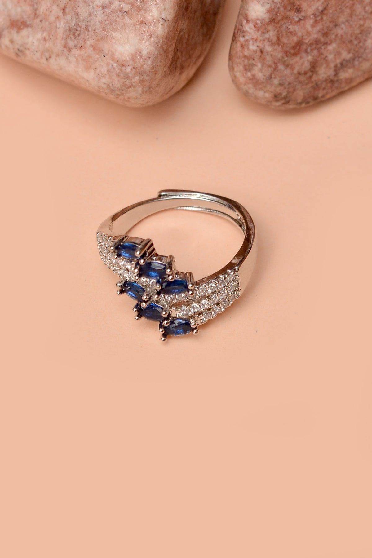 Size 0 Daily Wear Blue Ring