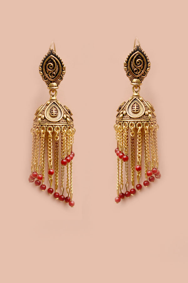 Daily Wear Red Earrings