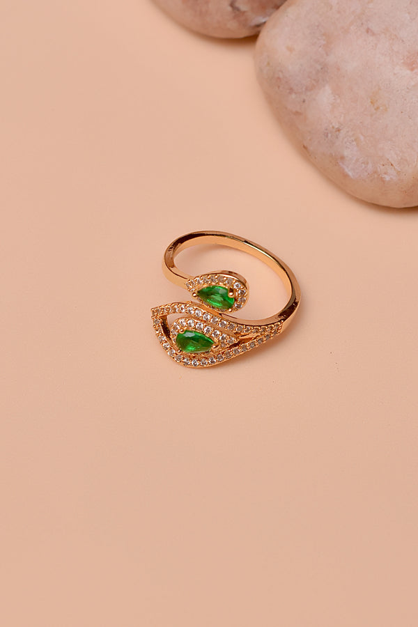 Size 0 Daily Wear Green Ring