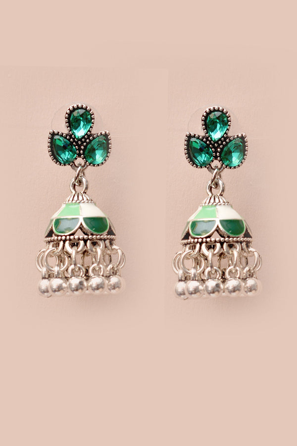 Daily Wear Green Earrings