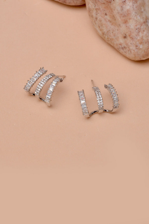 Daily Wear Silver Ear Studs