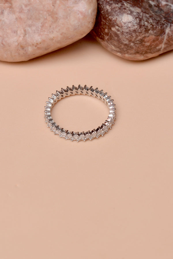 Size 8 Daily Wear Silver Ring