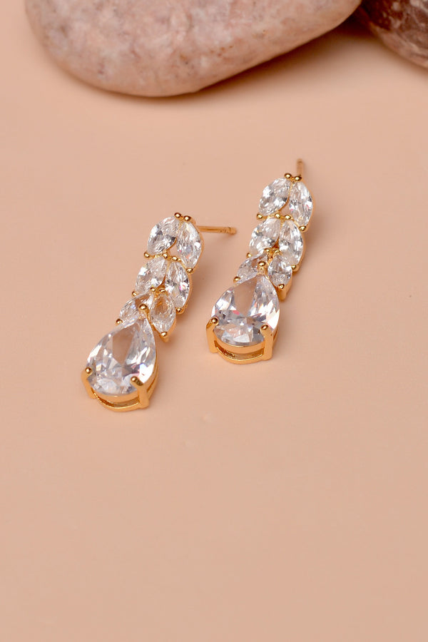 Daily Wear Golden Earrings