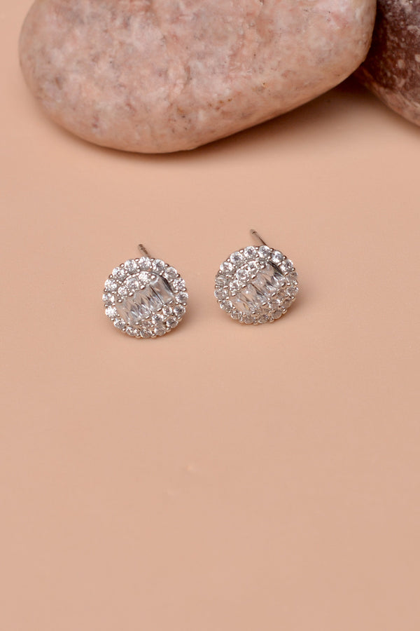 Daily Wear Silver Ear Studs