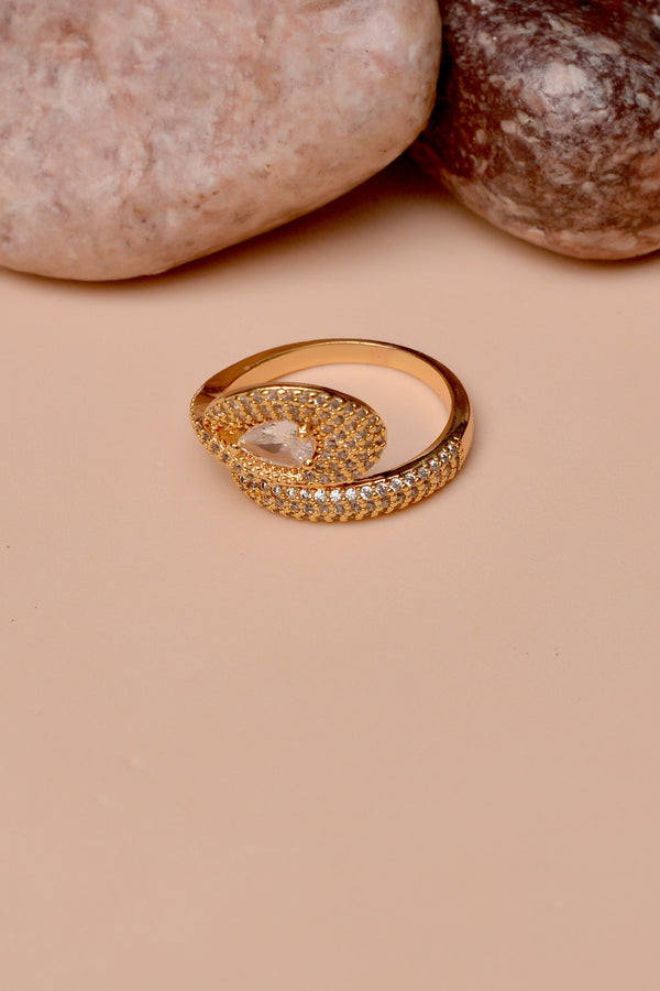 Size 0 Daily Wear Golden Ring