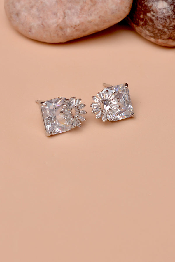 Daily Wear Silver Ear Studs