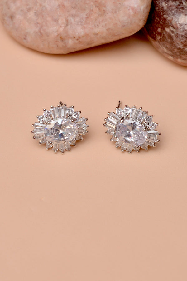 Daily Wear Silver Ear Studs