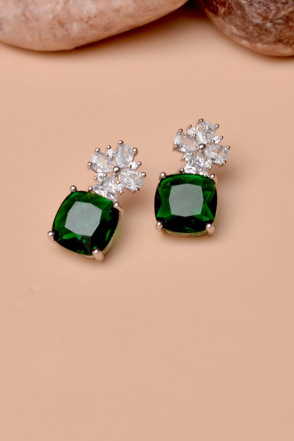 Daily Wear Green Earrings