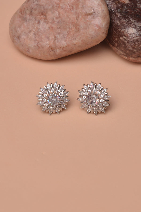 Daily Wear Silver Ear Studs