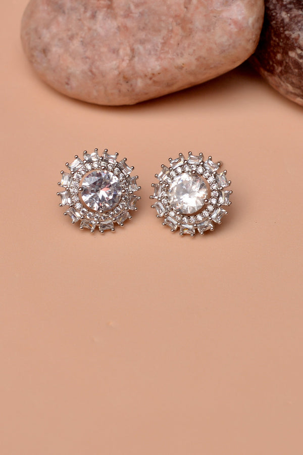 Daily Wear Silver Ear Studs