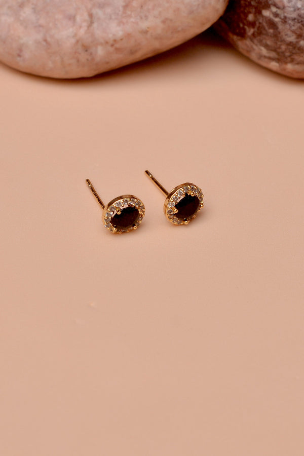 Daily Wear Black Ear Studs