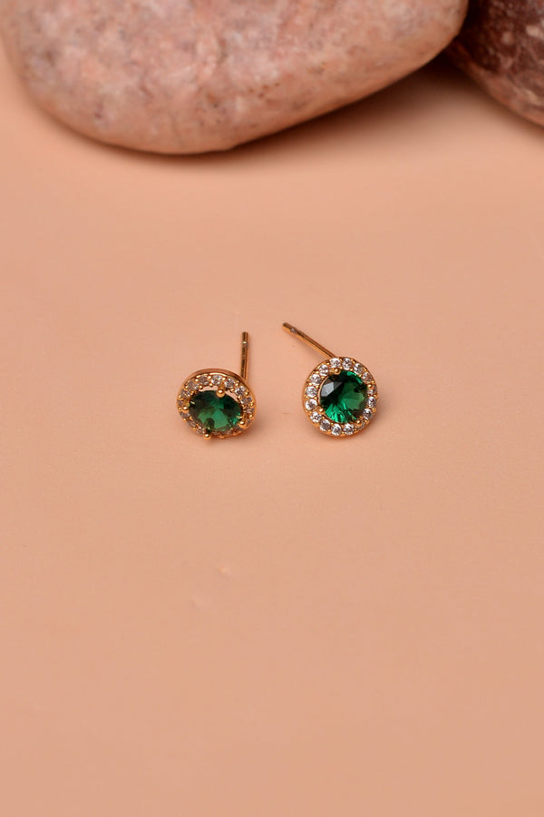 Daily Wear Green Ear Studs