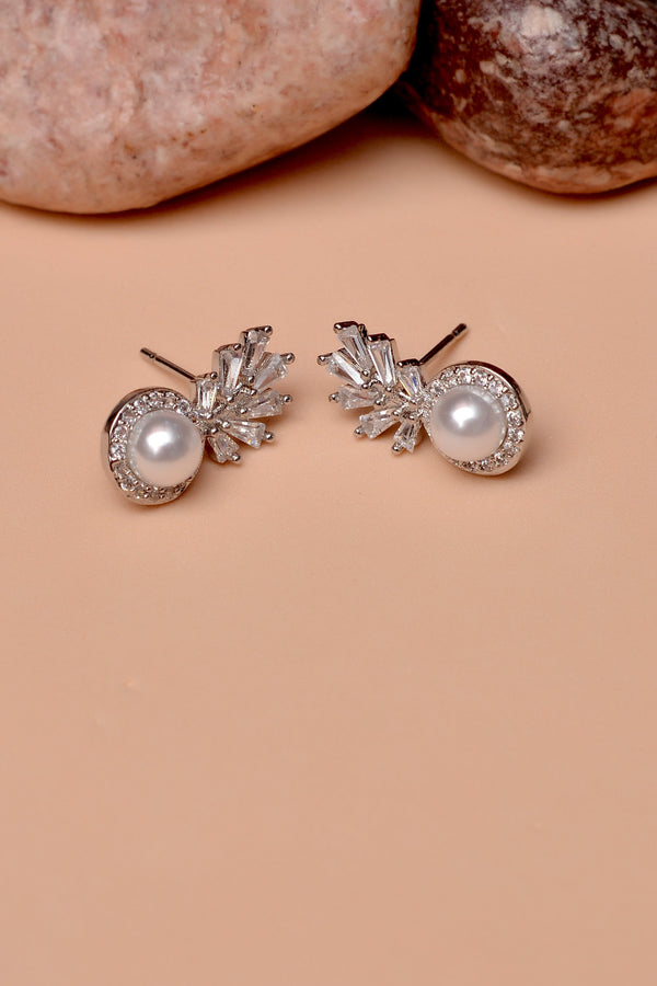 Daily Wear Silver Ear Studs