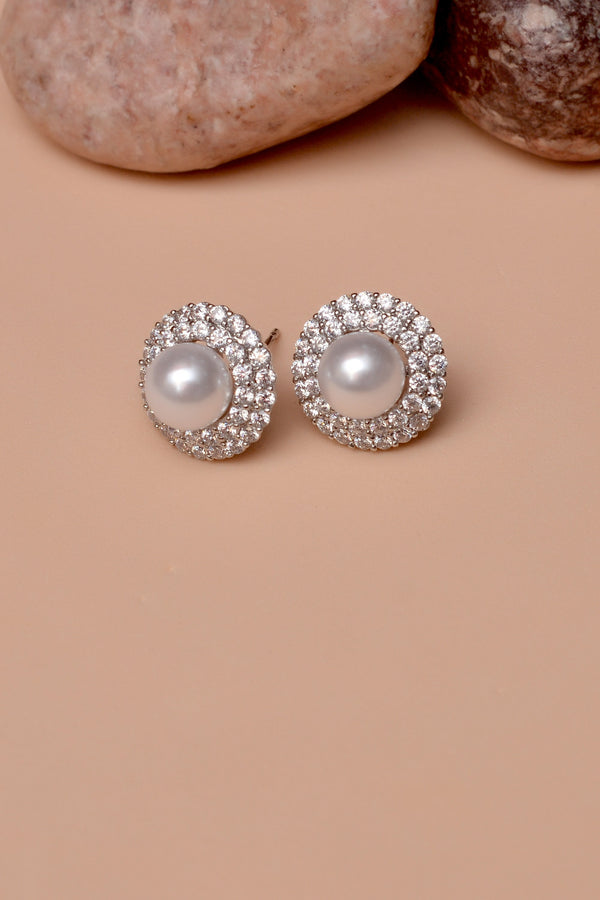 Daily Wear Silver Ear Studs