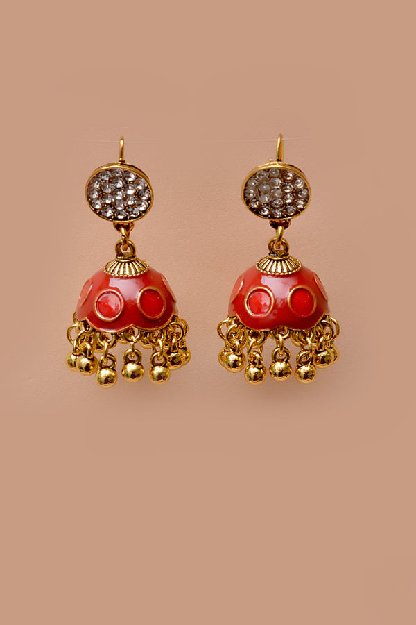 Daily Wear Red Earrings