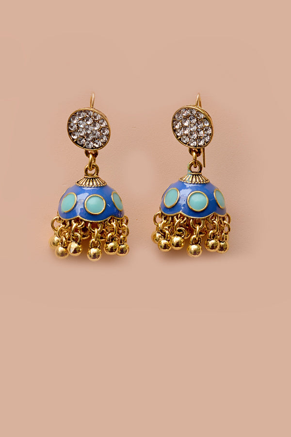 Daily Wear Blue Earrings