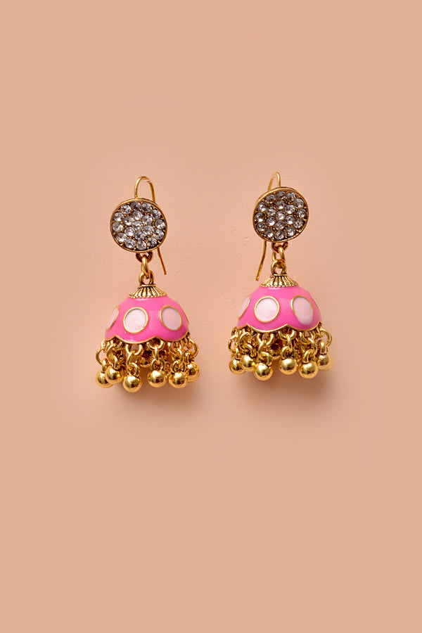 Daily Wear Pink Earrings