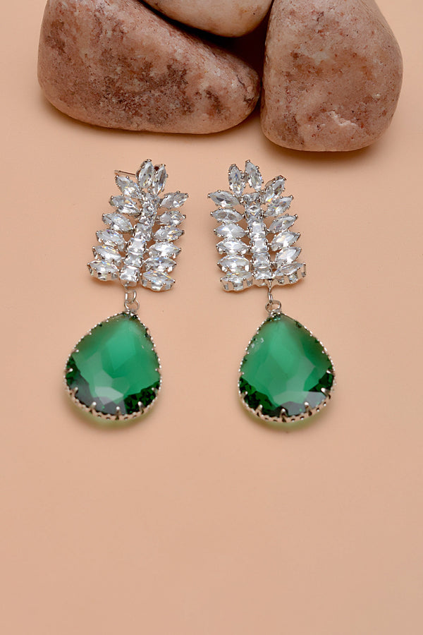 Daily Wear Green Earrings