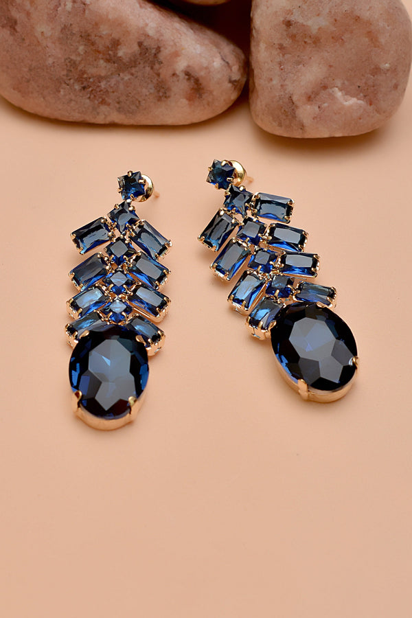 Daily Wear Blue Earrings