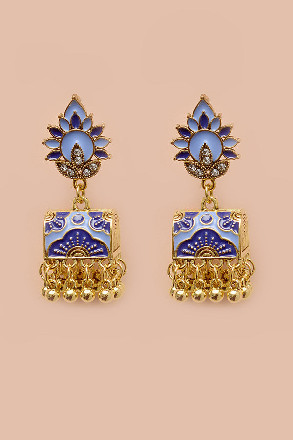 Daily Wear Blue Earrings