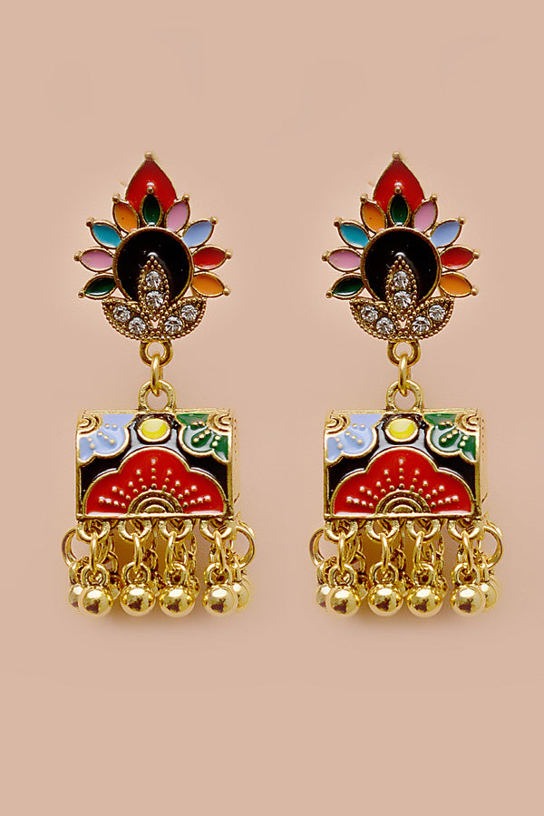 Daily Wear Multicolor Earrings