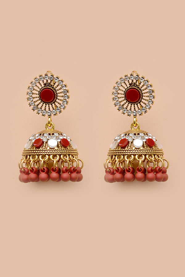 Daily Wear Red Earrings