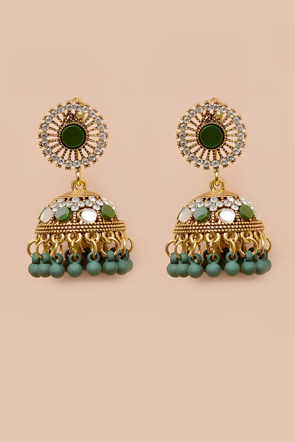 Daily Wear Green Earrings