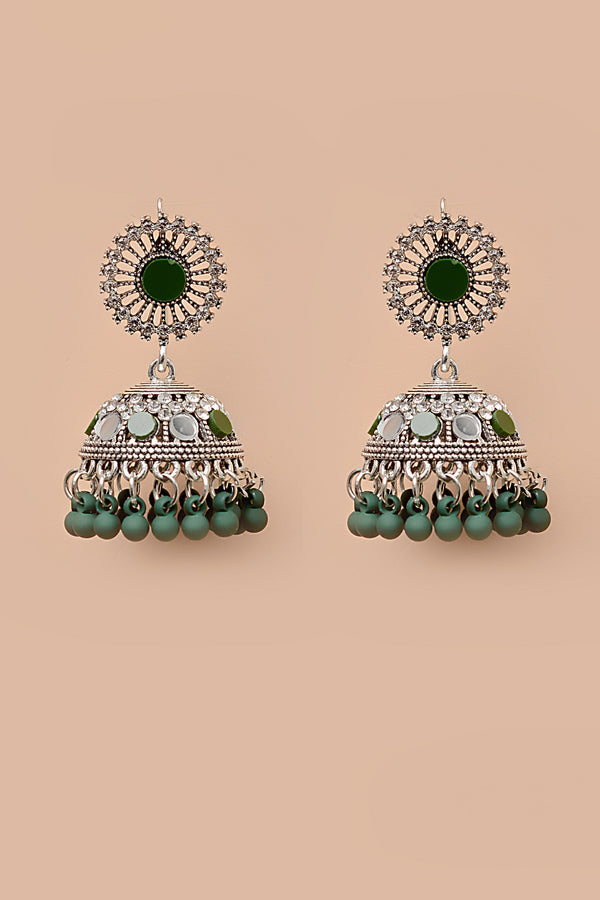 Daily Wear Green Earrings