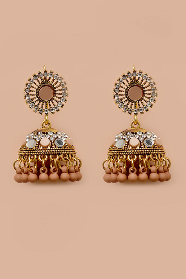 Daily Wear Brown Earrings