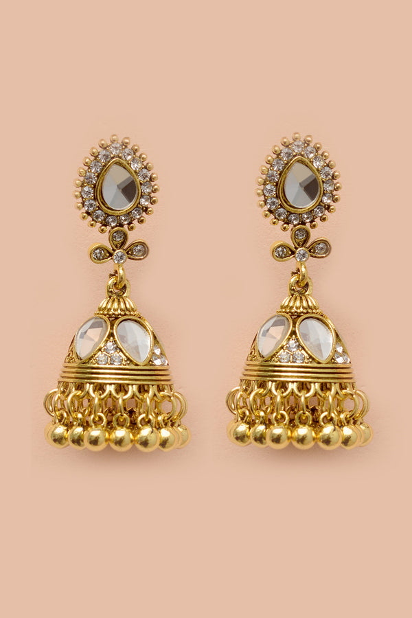 Daily Wear Golden Earrings