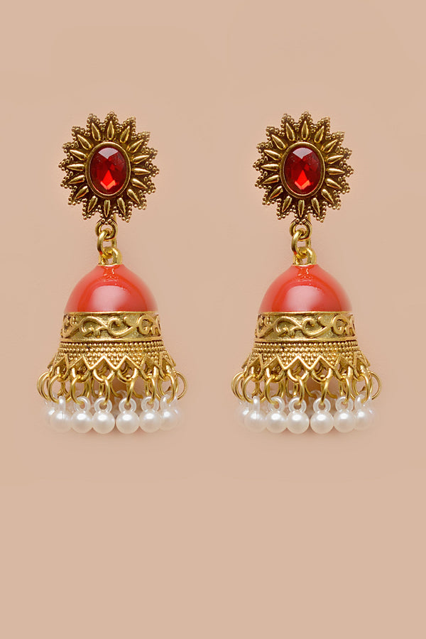 Daily Wear Red Earrings