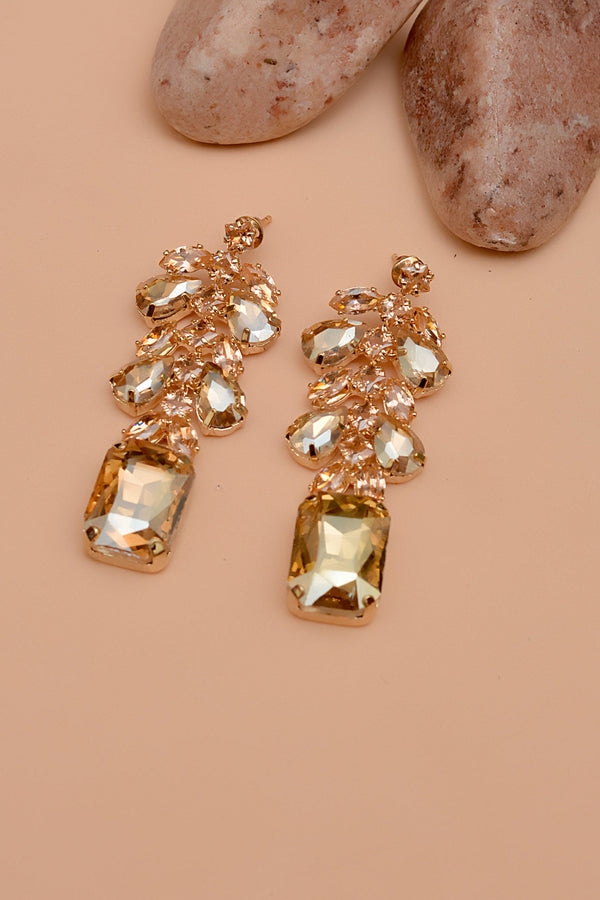 Daily Wear Champagne Earrings