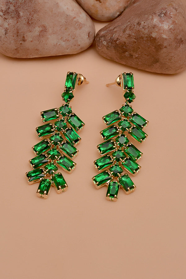 Daily Wear Green Earrings