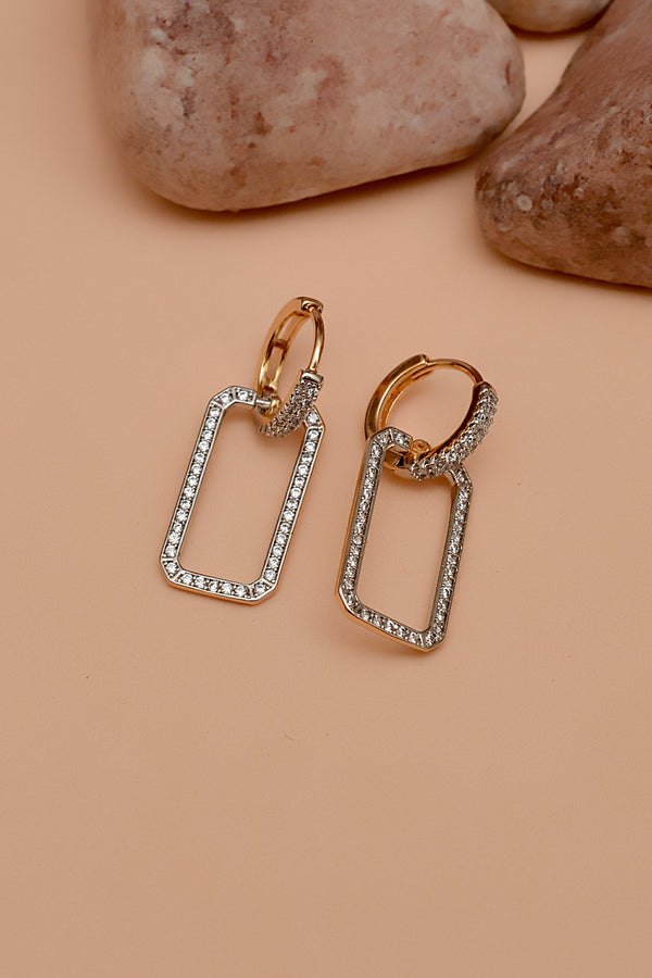 Daily Wear Dual Tone Earrings