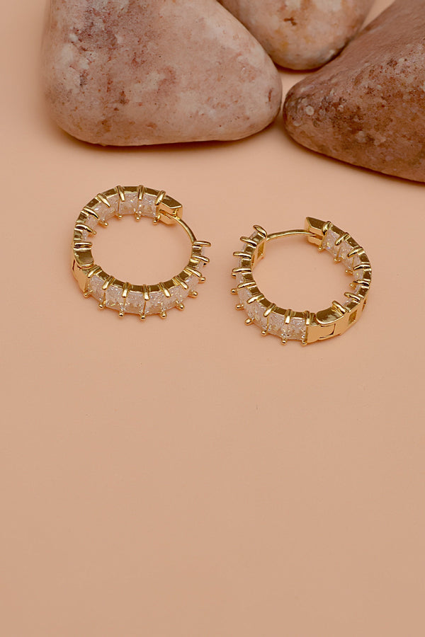 Daily Wear Golden Earrings