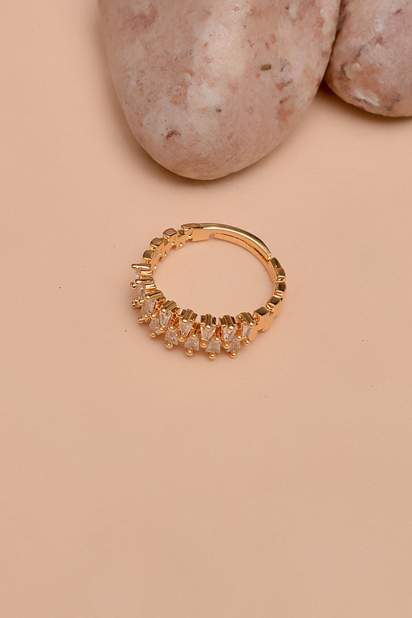 Size 0 Daily Wear Golden Ring