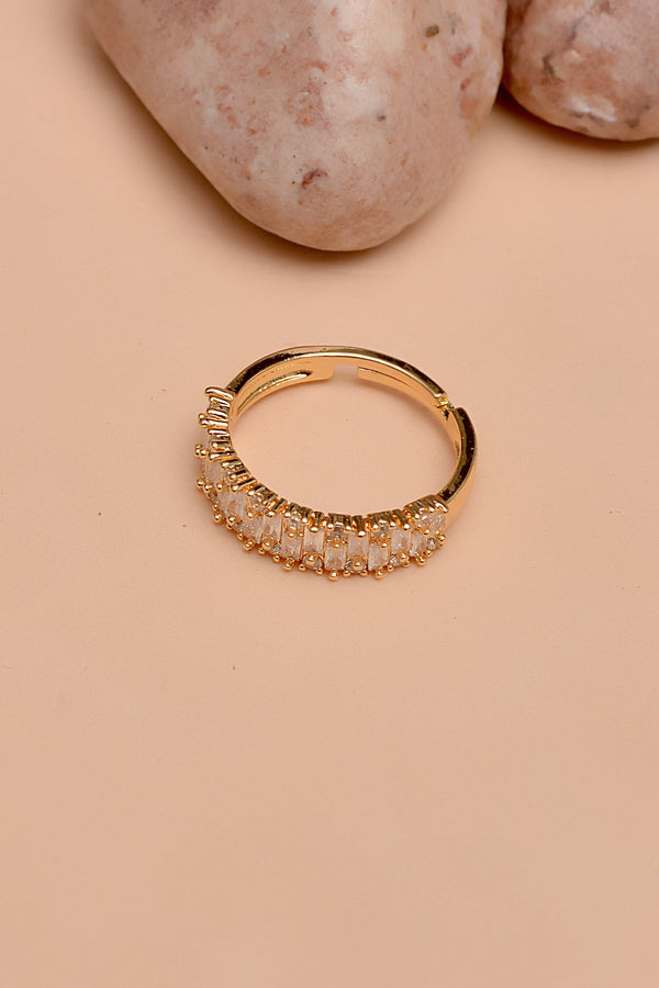 Size 0 Daily Wear Golden Ring