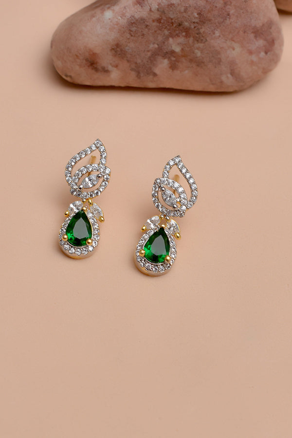 Daily Wear Green Earrings