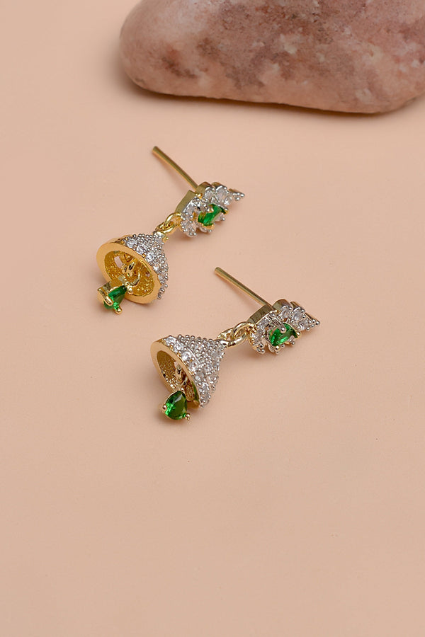 Daily Wear Green Earrings