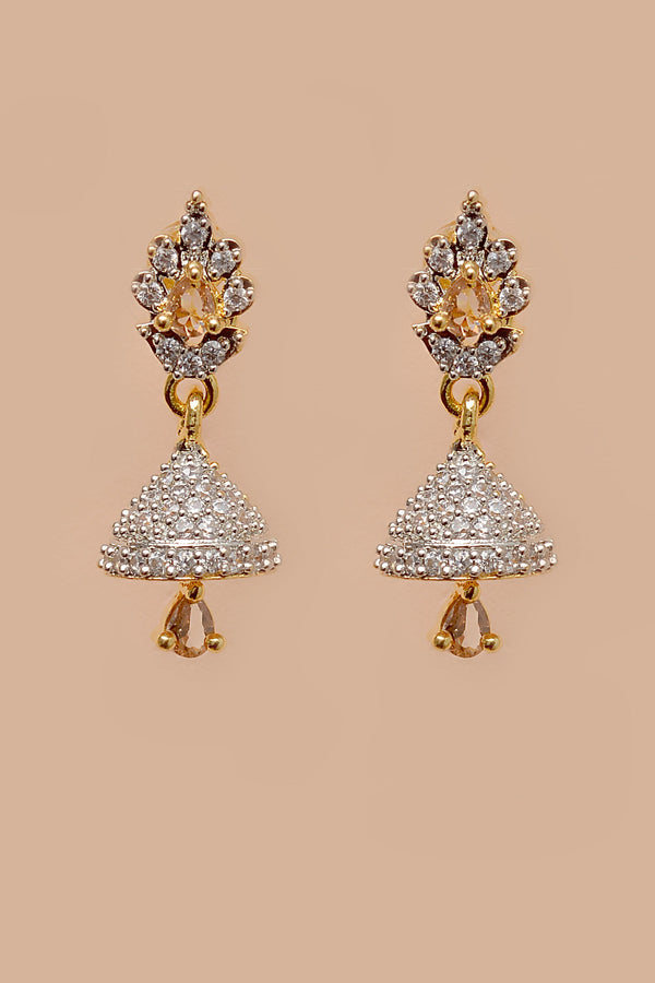 Daily Wear Champagne Earrings