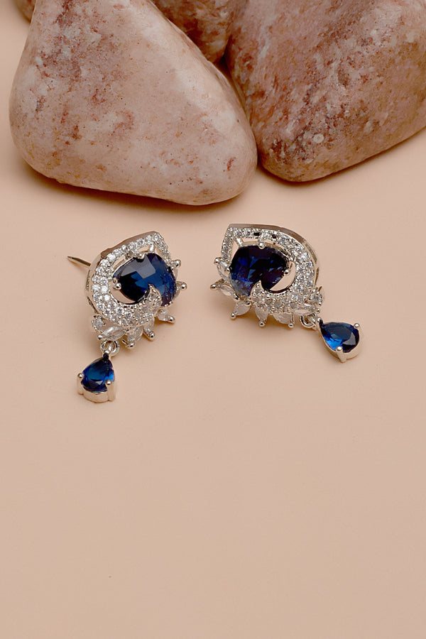 Daily Wear Blue Earrings