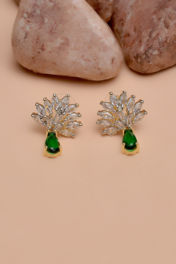 Daily Wear Green Earrings