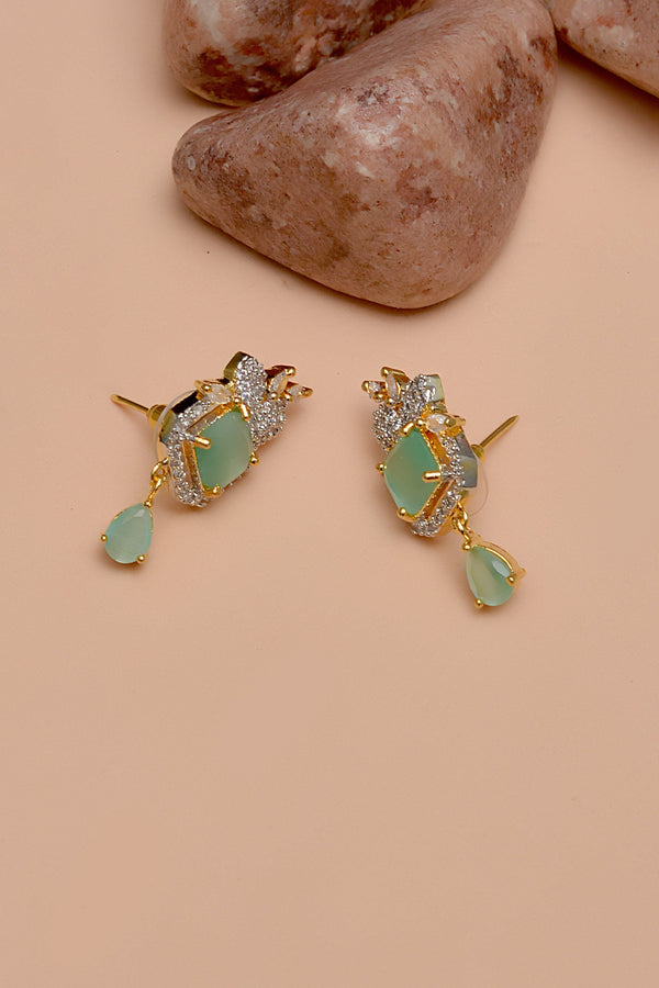 Daily Wear Green Earrings