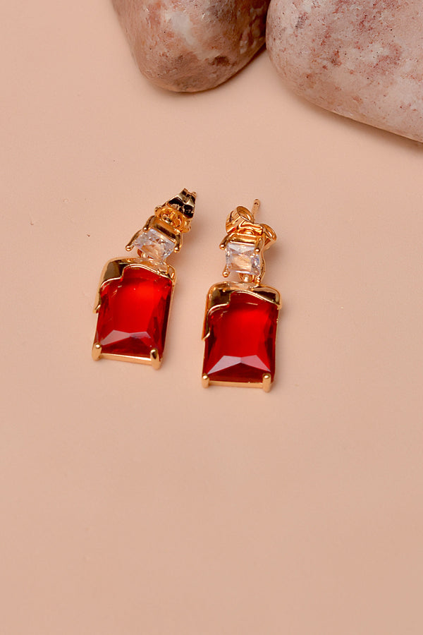 Daily Wear Red Earrings