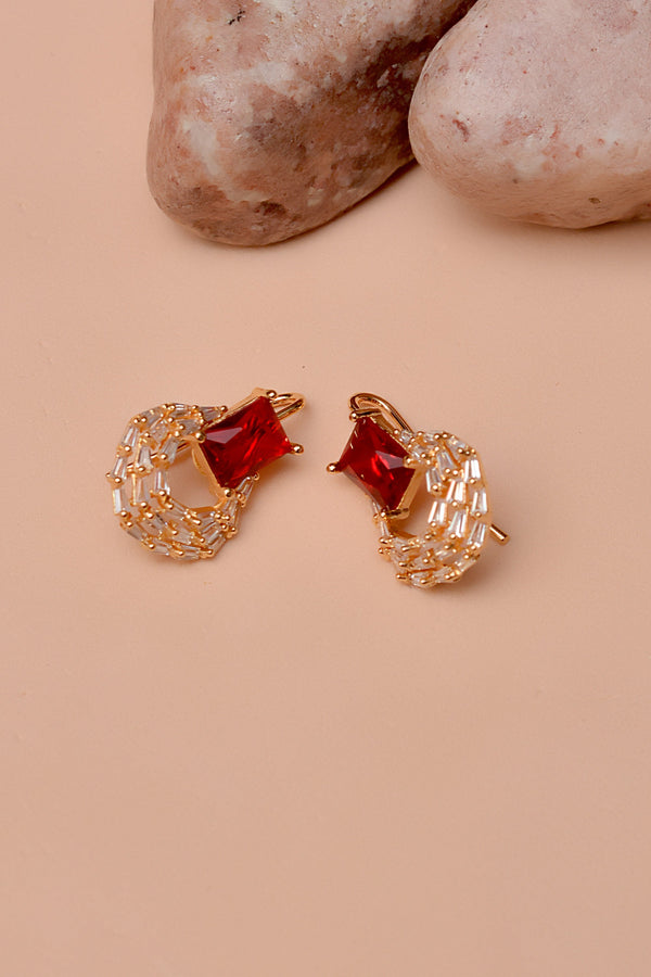 Daily Wear Red Earrings