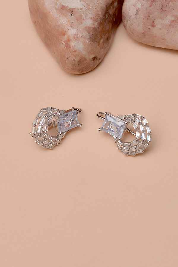 Daily Wear Silver Earrings