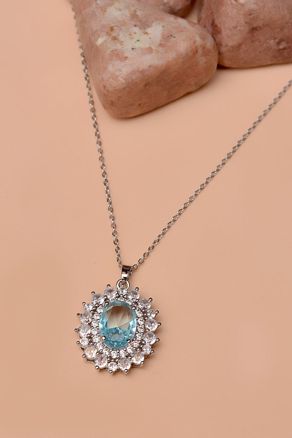 Daily Wear Blue Locket Pendant